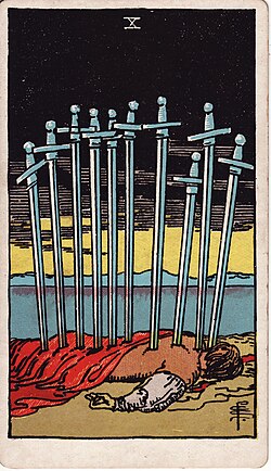 Kılıç Onlusu Tarot Kartı